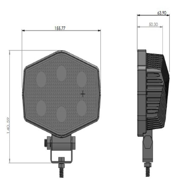 Work Light 30w Led 10-30v,6000k 2600lumen Ip67