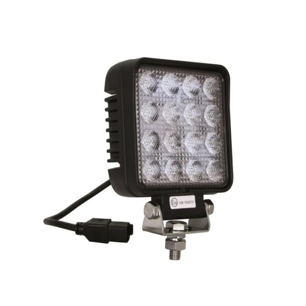 Work Light/ Reversing Light Square 25w Led - 10 Cm Cable