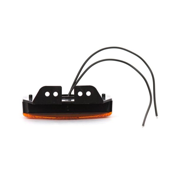 Side Mark. Led 111x50mm Orange,12-24v. 5m Cable, E-approved.