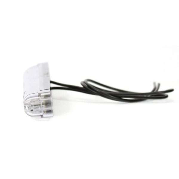 Fiberoptic Pos. Light White,12-24v. E-approved. 5m Cable.