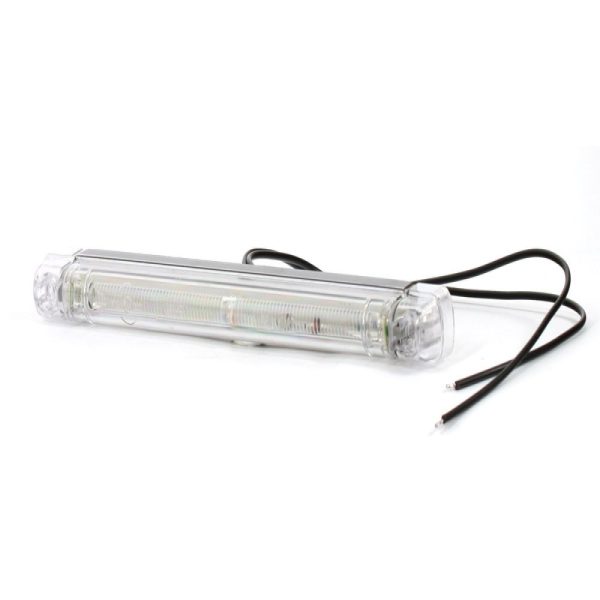 Fiberoptic Pos. Light White,12-24v E-approved.