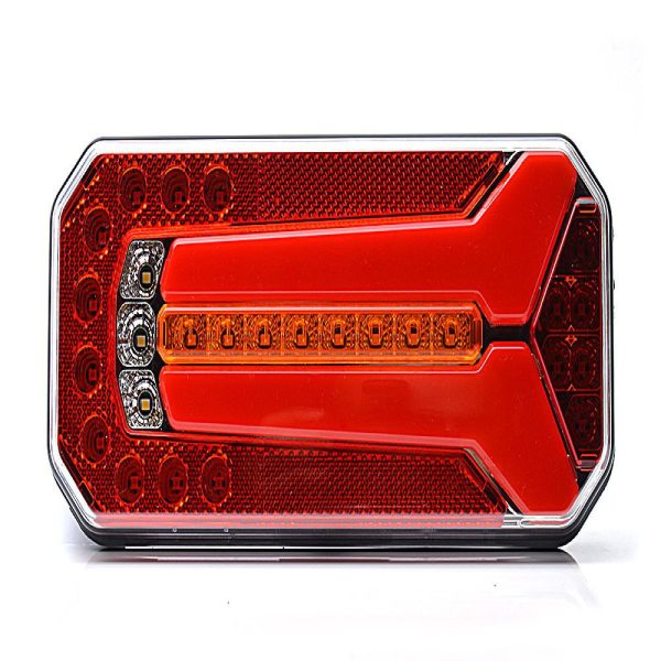 Taillight Led - 5 Func. Universal.,12-24v Dc