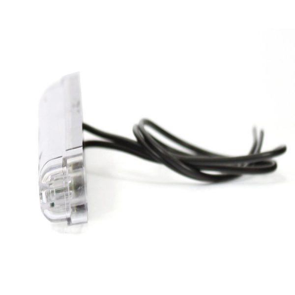 Fiberoptic Pos. Light White,12-24v E-approved.