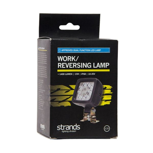 Work/reversing Light,e-approved 9 Osram Led, Plastic Housing