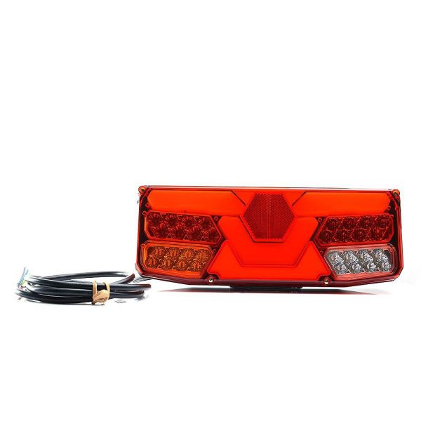 Taillight 5 Function Led 12/24v Truck Left,with Licence Plate Light Downwards