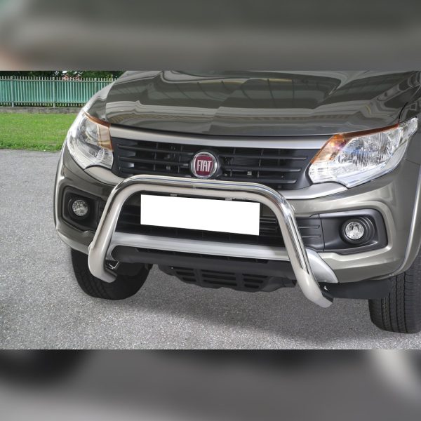 PARE-BUFFLE HOMOLOGUÉ INOX SUR FIAT FULLBACK 2016+