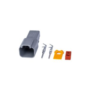 Dt-connector, Unmounted Male,lose Parts Without Cable
