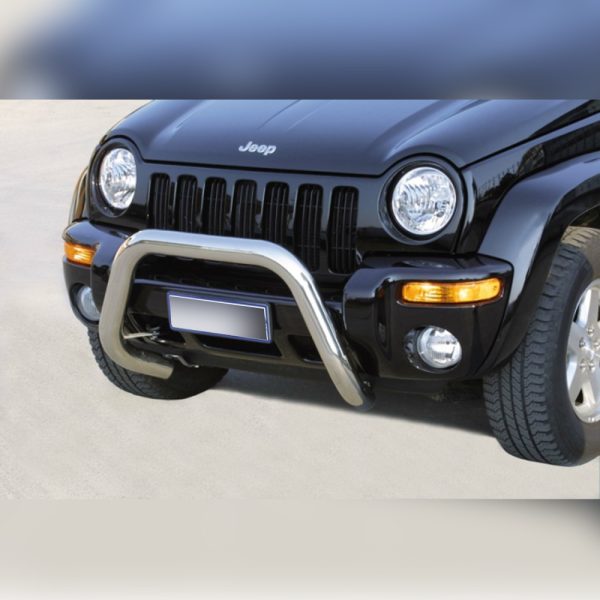 PARE-BUFFLE INOX SUR JEEP CHEROKEE 2001-2007