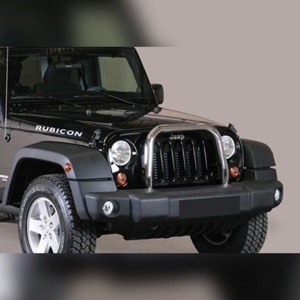 PARE-BUFFLE INOX SUR JEEP WRANGLER 2011+