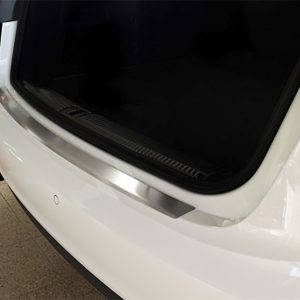 Rear Bumper Protector Plate (Acier Brossé) Pour Audi A6 C7 2011-2018