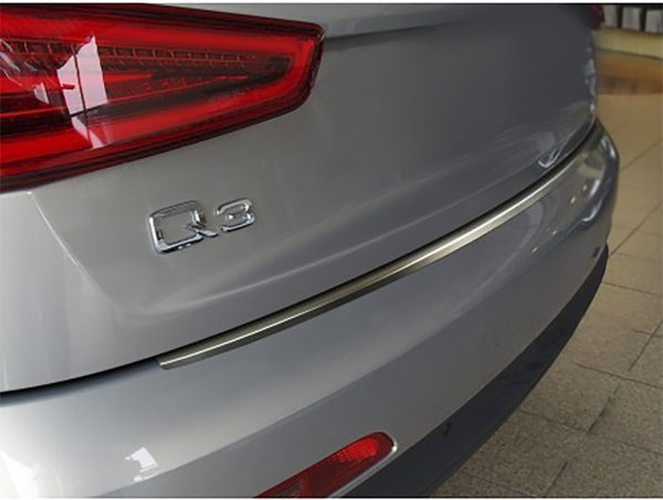 Rear Bumper Protector Plate (Acier Brossé) Pour Audi Q3 2011+ - Image 2