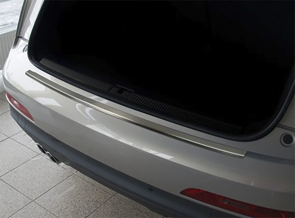 Rear Bumper Protector Plate (Acier Brossé) Pour Audi Q3 2011+