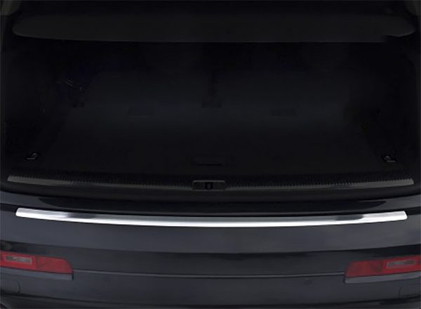 Rear Bumper Protector Plate (Acier Brossé) Pour Audi Q7 2006-2015