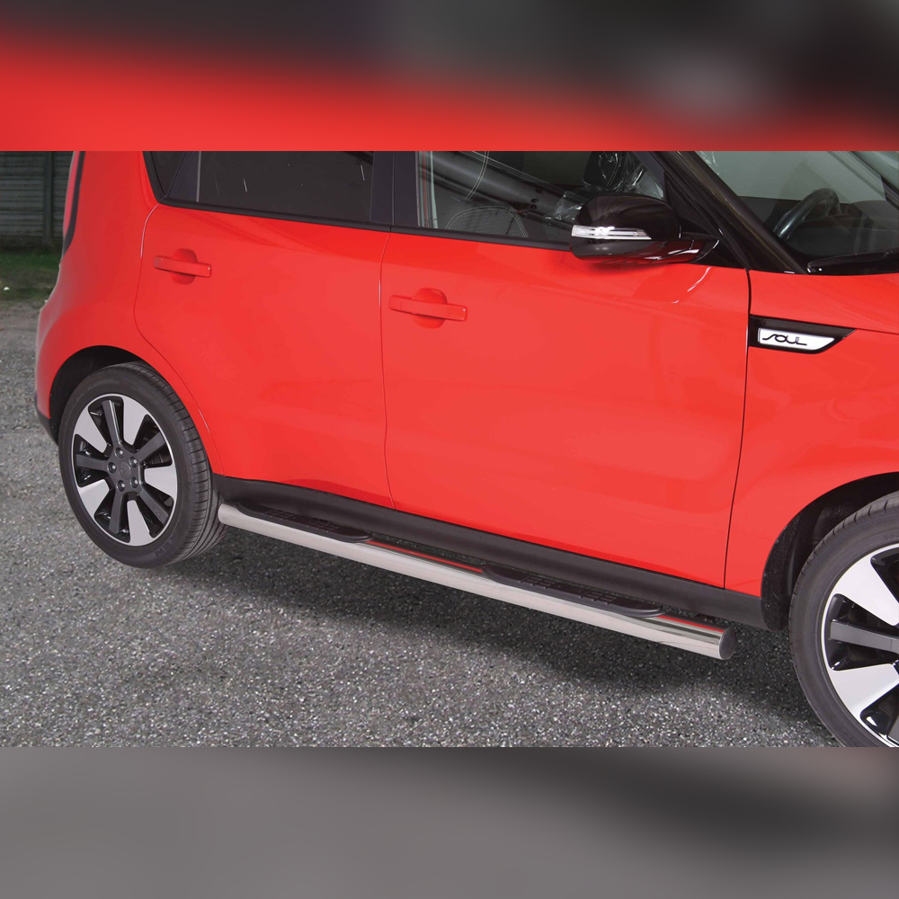 MARCHE-PIEDS GP INOX SUR KIA SOUL 2014+