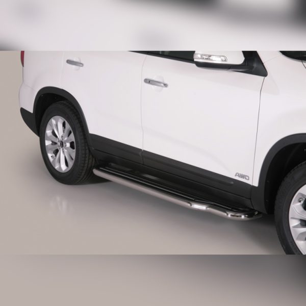 MARCHE-PIEDS INOX TUBE P181 SUR KIA SORENTO 2012-2015