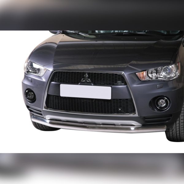 BARRE SOUS PARE-CHOC INOX SUR MITSUBISHI OUTLANDER 2010-2012