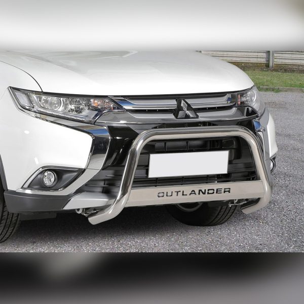 PARE-BUFFLE HOMOLOGUÉ INOX SUR MITSUBISHI OUTLANDER 2015-2019PARE-BUFFLE HOMOLOGUÉ INOX SUR MITSUBISHI OUTLANDER 2015-2019