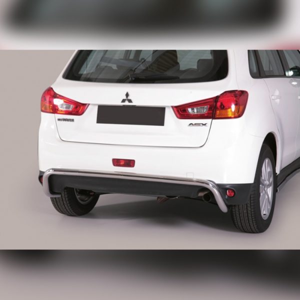 PROTECTION ARRIERE ALLONGÉE INOX SUR MITSUBISHI ASX 2012-2016