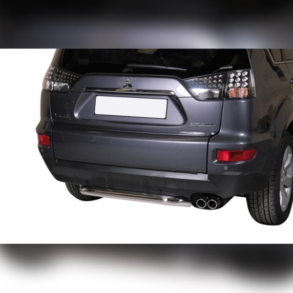 PROTECTION ARRIERE INOX SUR MITSUBISHI OUTLANDER 2010-2012