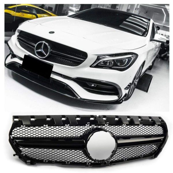 Calandre Sport tout noir pour Mercedes C117 classe Cla