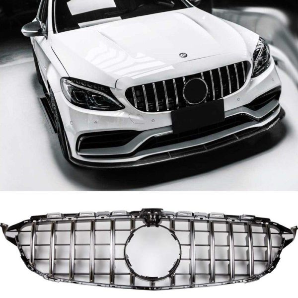 Calandre Sport pour Mercedes W205 C 2014+ Gt Panamericana Look 360°