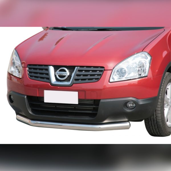 BARRE SOUS PARE-CHOC INOX SUR NISSAN QASHQAI 2007-2010