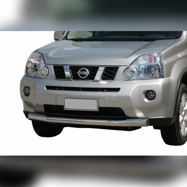 BARRE SOUS PARE-CHOC INOX SUR NISSAN X-TRAIL 2007-2010