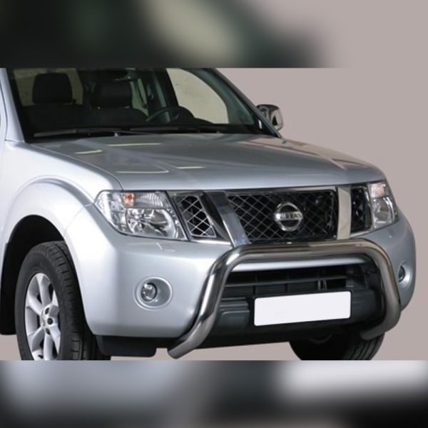 PARE-BUFFLE INOX HOMOLOGUÉ SUR NISSAN NAVARA 2010-2016