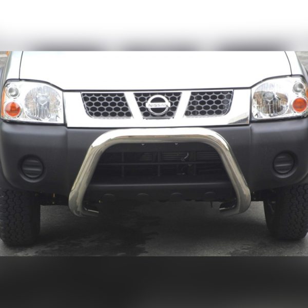 PARE-BUFFLE INOX SUR NISSAN PICK UP 2.5 TD 130 HP 2002-2005