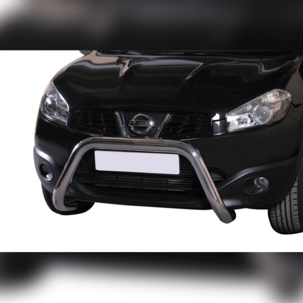 PARE-BUFFLE INOX SUR NISSAN QASHQAI 2010-2013