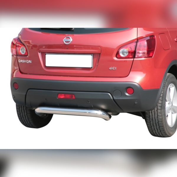 PROTECTION ARRIERE INOX SUR NISSAN QASHQAI 2007-2010