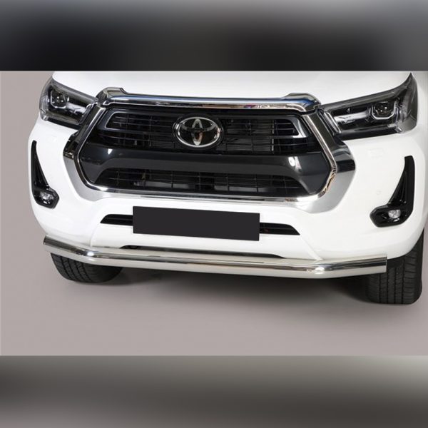 BARRE SOUS PARE-CHOC INOX SUR TOYOTA HILUX 2021+ (DOUBLE CABINE)