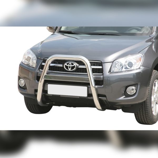 PARE-BUFFLE HAUT INOX SUR TOYOTA RAV4 2009-2010