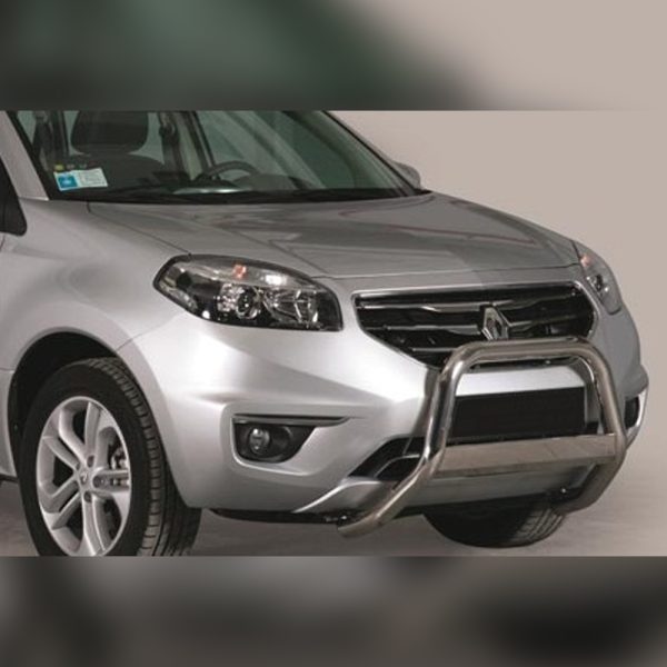 PARE-BUFFLE HOMOLOGUÉ INOX AVEC BARRE SUR RENAULT KOLEOS 2011+