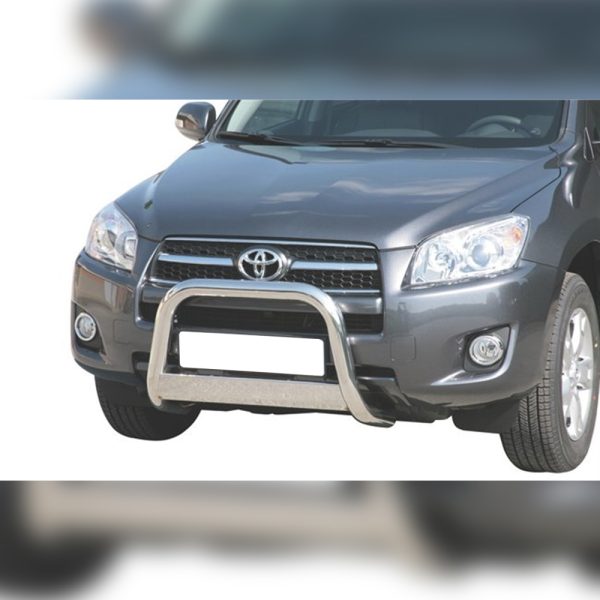 PARE-BUFFLE HOMOLOGUÉ INOX AVEC BARRE SUR TOYOTA RAV4 2009-2010