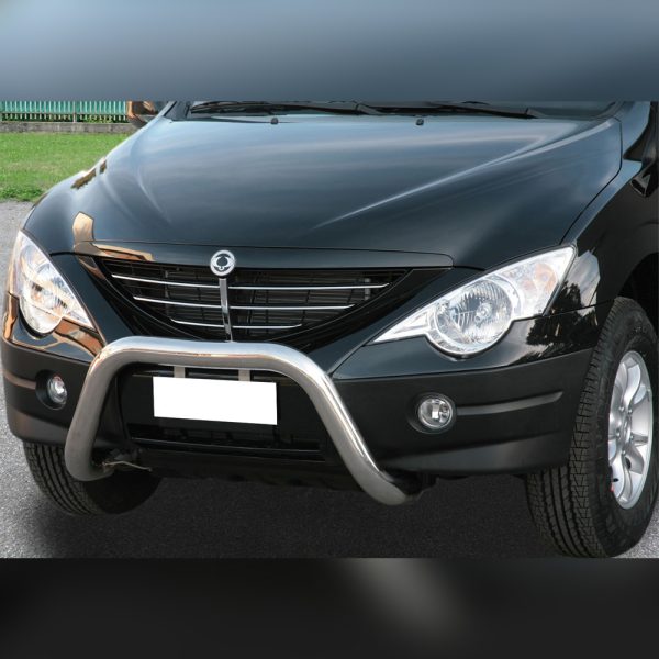 PARE-BUFFLE HOMOLOGUÉ INOX SUR SSANGYONG ACTYON 2006+