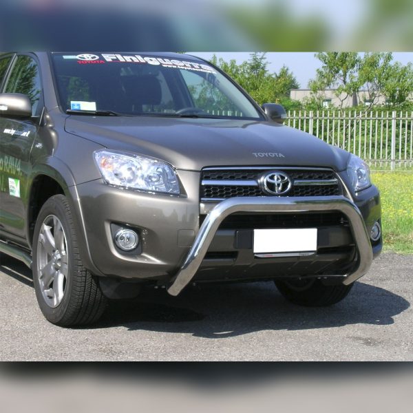 PARE-BUFFLE HOMOLOGUÉ INOX SUR TOYOTA RAV4 2009-2010