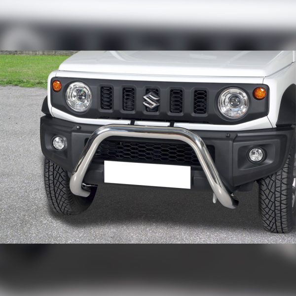 PARE-BUFFLE HOMOMOGUÉ INOX SUR SUZUKI JIMNY 2018+