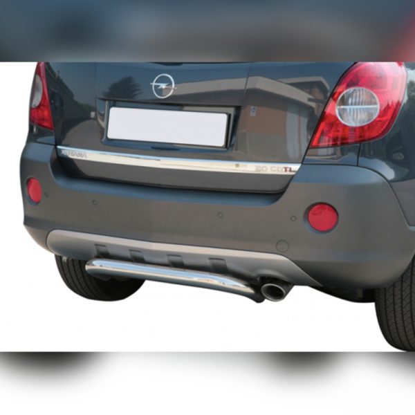 PROTECTION ARRIERE COURTE INOX SUR OPEL ANTARA 2007-2011