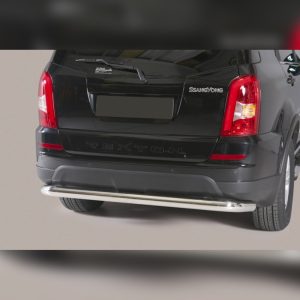 PROTECTION ARRIERE INOX SUR SSANGYONG REXTON W 2013+