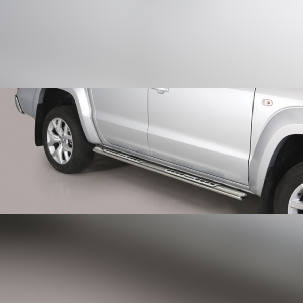 MARCHE-PIEDS DSP INOX SUR VOLKSWAGEN AMAROK V6 2016+