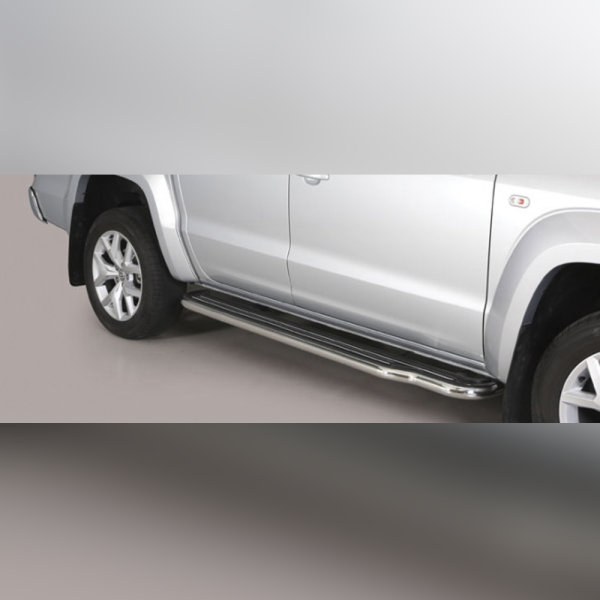 MARCHE-PIEDS P181 INOX SUR VOLKSWAGEN AMAROK V6 2016+