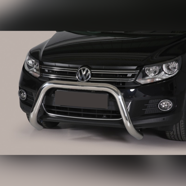 PARE-BUFFLE HOMOLOGUÉ INOX SUR VOLKSWAGEN TIGUAN 2011-2015