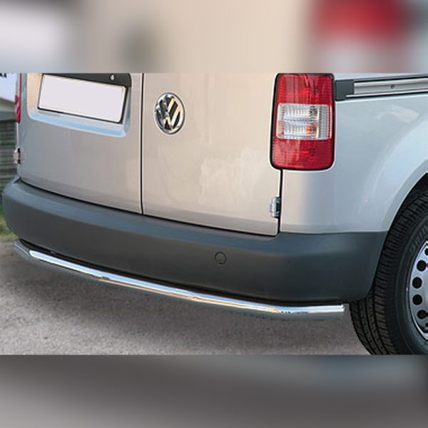 PROTECTION ARRIERE INOX SUR VOLKSWAGEN CADDY 2004-2015