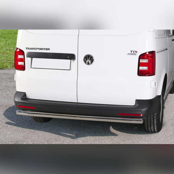 PROTECTION ARRIERE INOX SUR VOLKSWAGEN T6 2015-2019