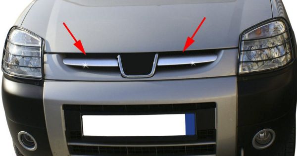 Chrome Front Grille Trim Peugeot Partner 2004-2008