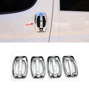 COUVRES POIGNEES DE PORTES INOX SUR FIAT DUCATO 2014+