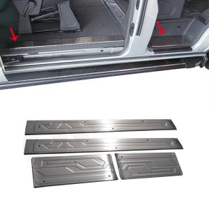 PROTECTION DE SEUIL DE PORTE EN INOX SUR FORD TRANSIT CUSTOM 2012-2018