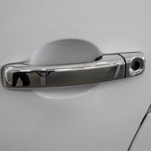 RENAULT TRAFIC 2014- COUVRES POIGNEES DE PORTES CHROME EN INOX 4 PORTES METEC ACCESSOIRES CHROME 90