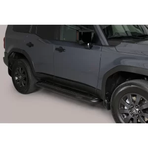 Black Side Steps Toyota Land Cruiser 250 2025 – Long Version